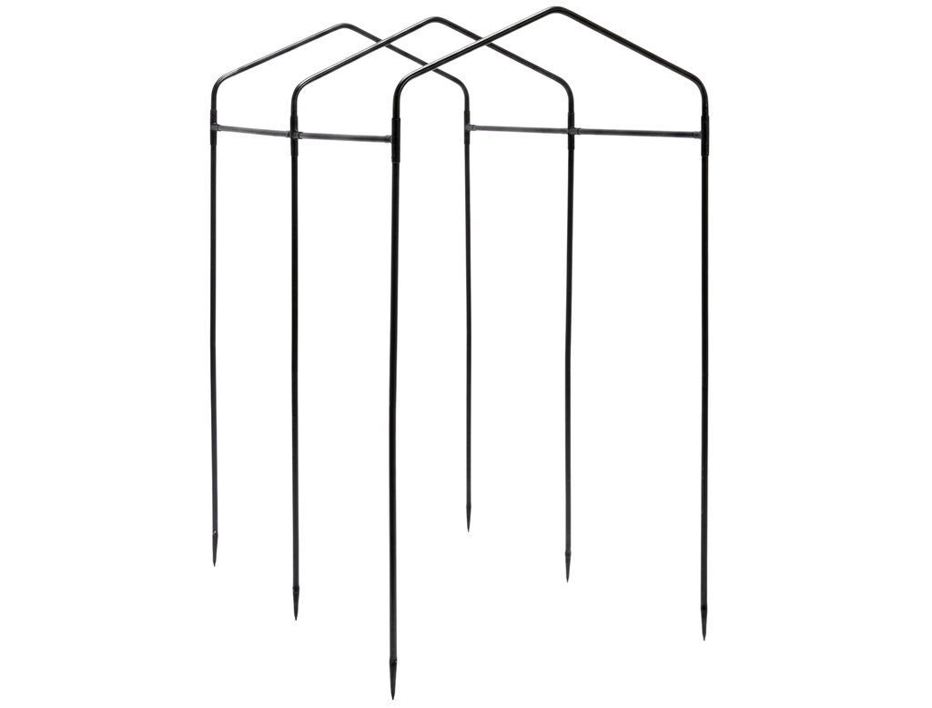 Ramme til drivhus pallekarm - 120 x 80 x H135 cm