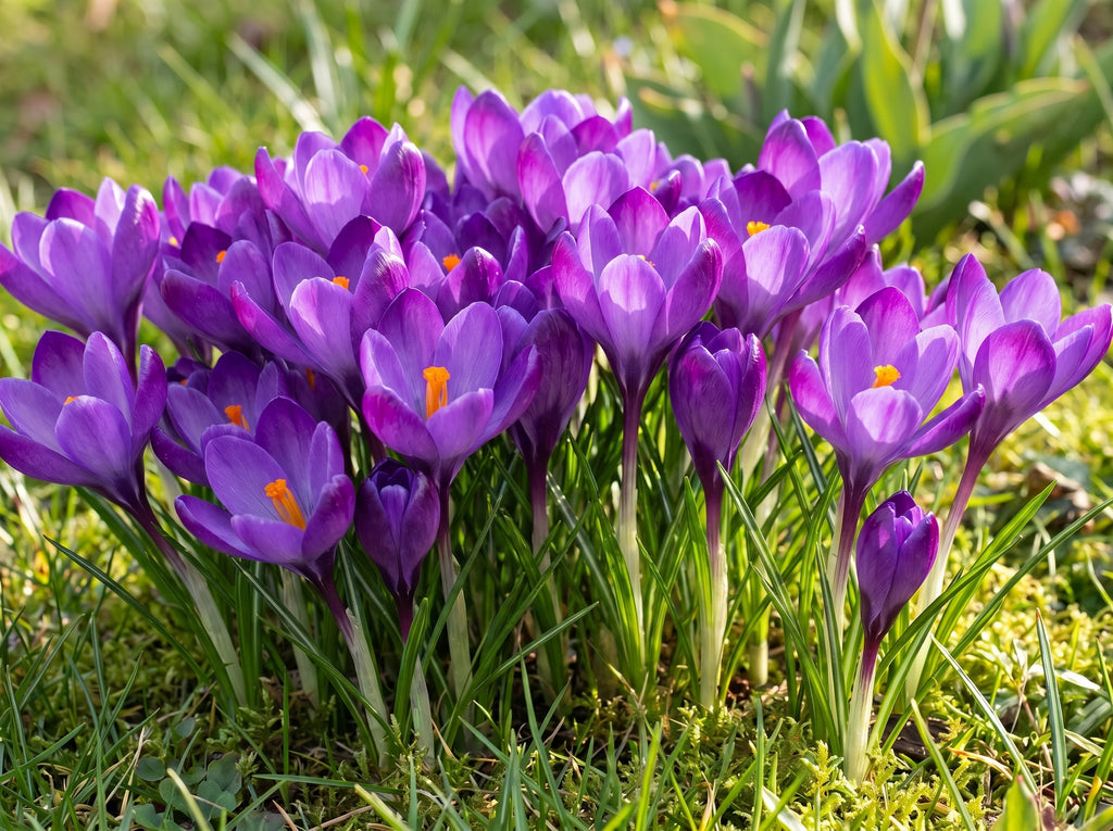 Krokus rubin lilla - Ruby Giant, 10 stk blomsterløk, staude H7